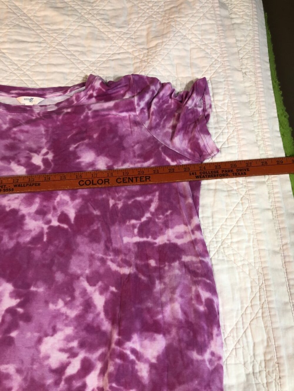 Terra & Sky Women’s Mumu Pink Tie Dyed Dress, Size 1X - Picture 6 of 12